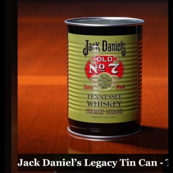 Jack Daniels Legacy Tin Can Cups NÉW in plastic package - Picture 2 of 6